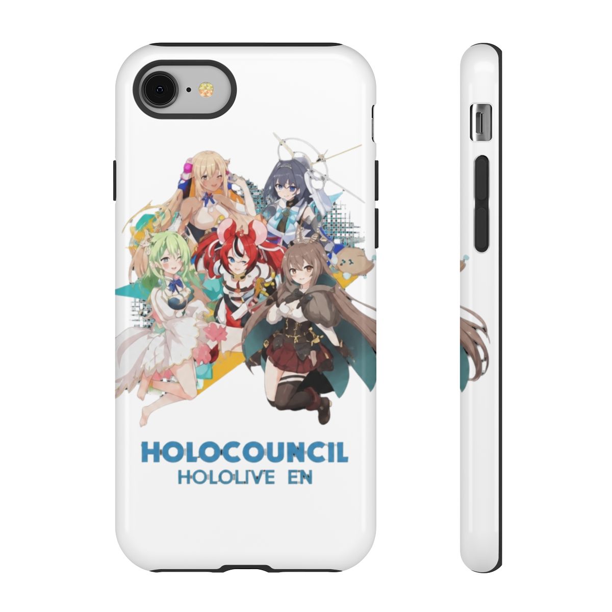 Hololive EN - All Hololive Council (Hakos Baelz, Nanashi Mumei, Tsukumo Sana, Ceres Fauna, Ouro Kronii) Phone Case