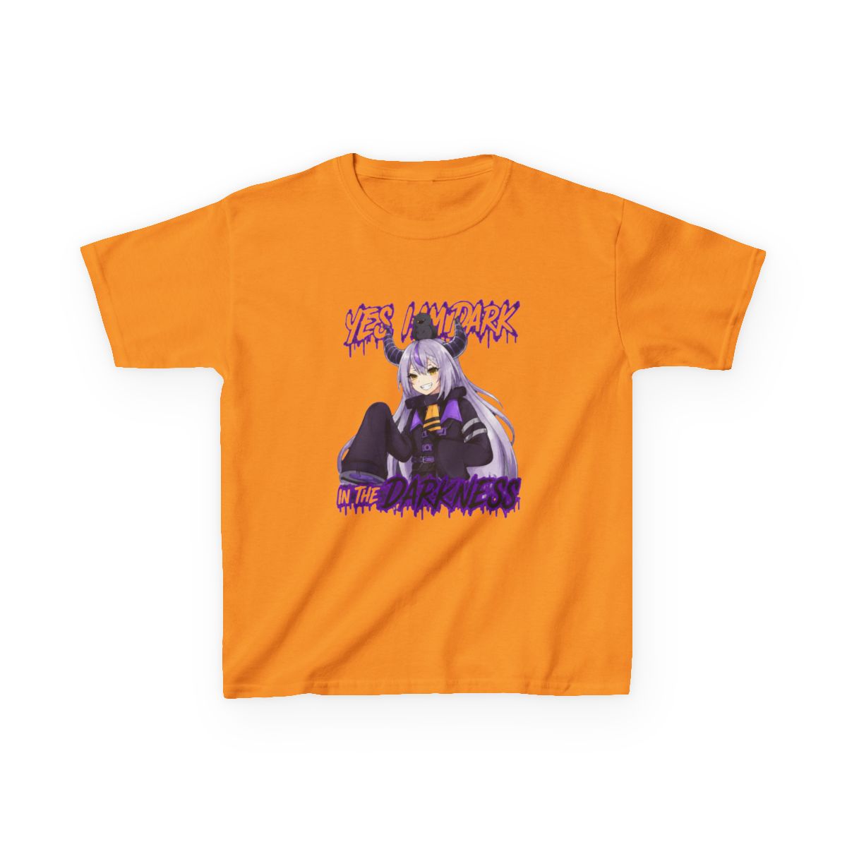 Hololive - La+ Darkness Kids T-Shirt | Hololive EN - alternate angle 4, merchandise