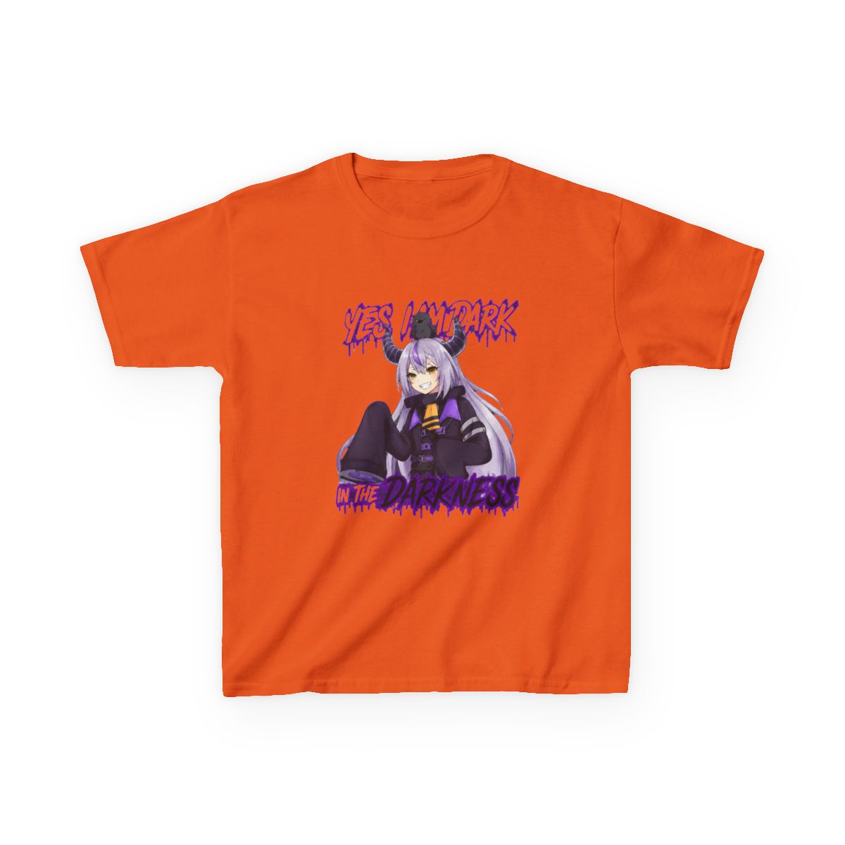 Hololive - La+ Darkness Kids T-Shirt | Hololive EN - alternate angle 5, merchandise