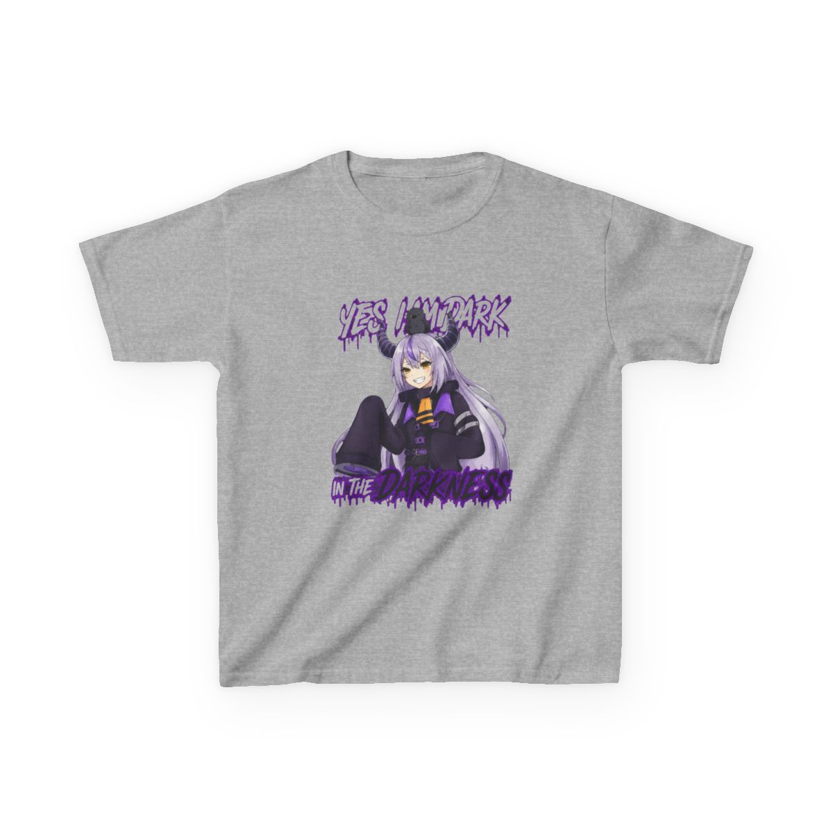 Hololive - La+ Darkness Kids T-Shirt | Hololive EN - alternate angle 3, merchandise