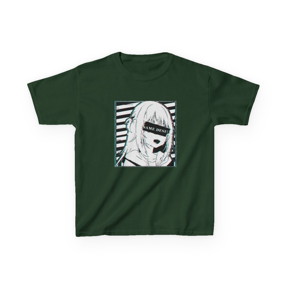 Gawr Gura Hololive En Glitched Kids T-Shirt - alternate angle 3, merchandise
