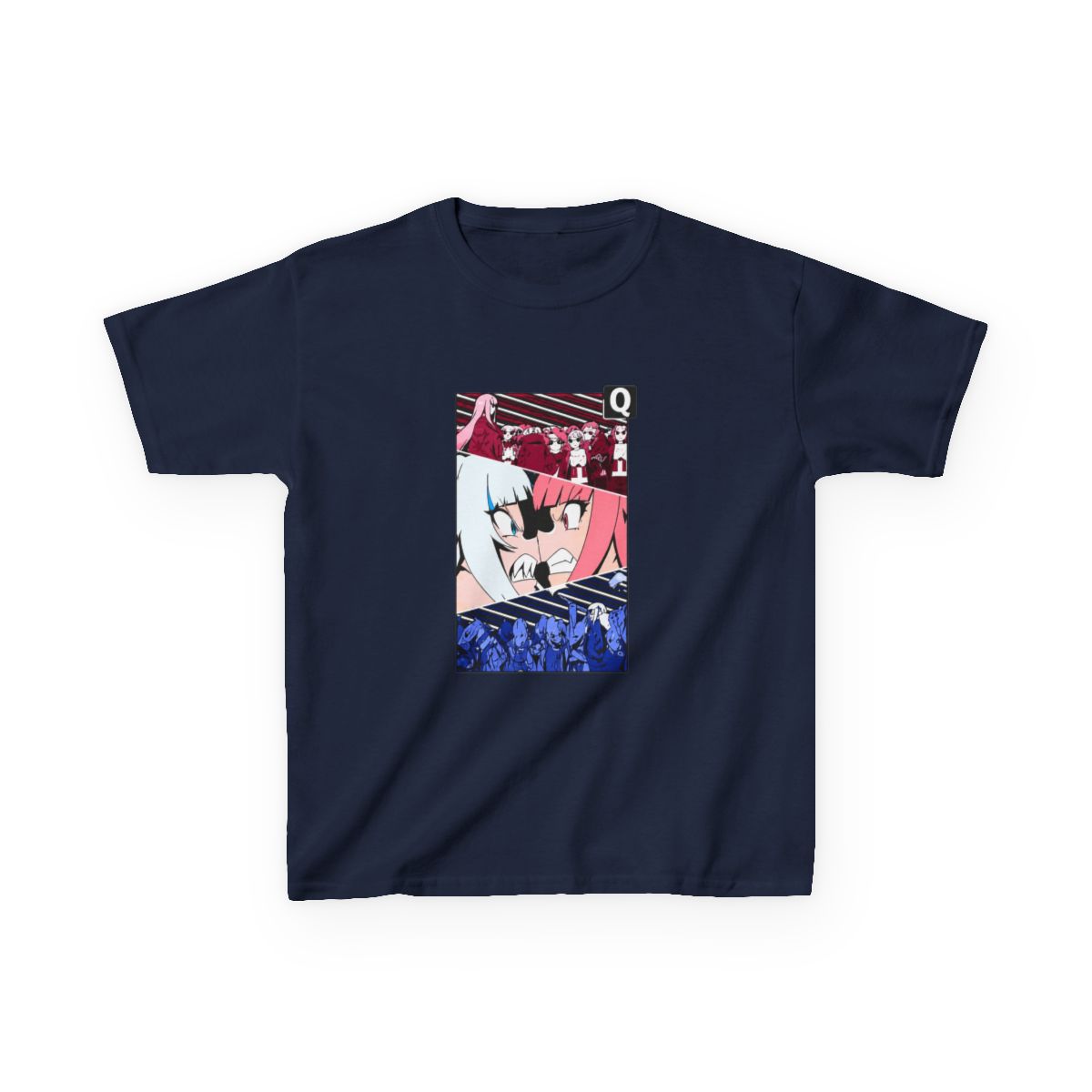 Q | Gawr Gura & Calliope Mori Hololive En Kids T-Shirt