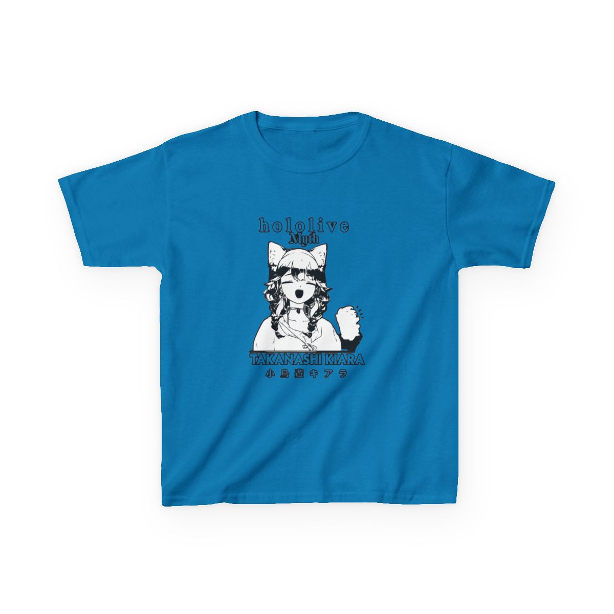 Takanashi Kiara Hololive English HoloMyth Kids T-Shirt - alternate angle 4, merchandise