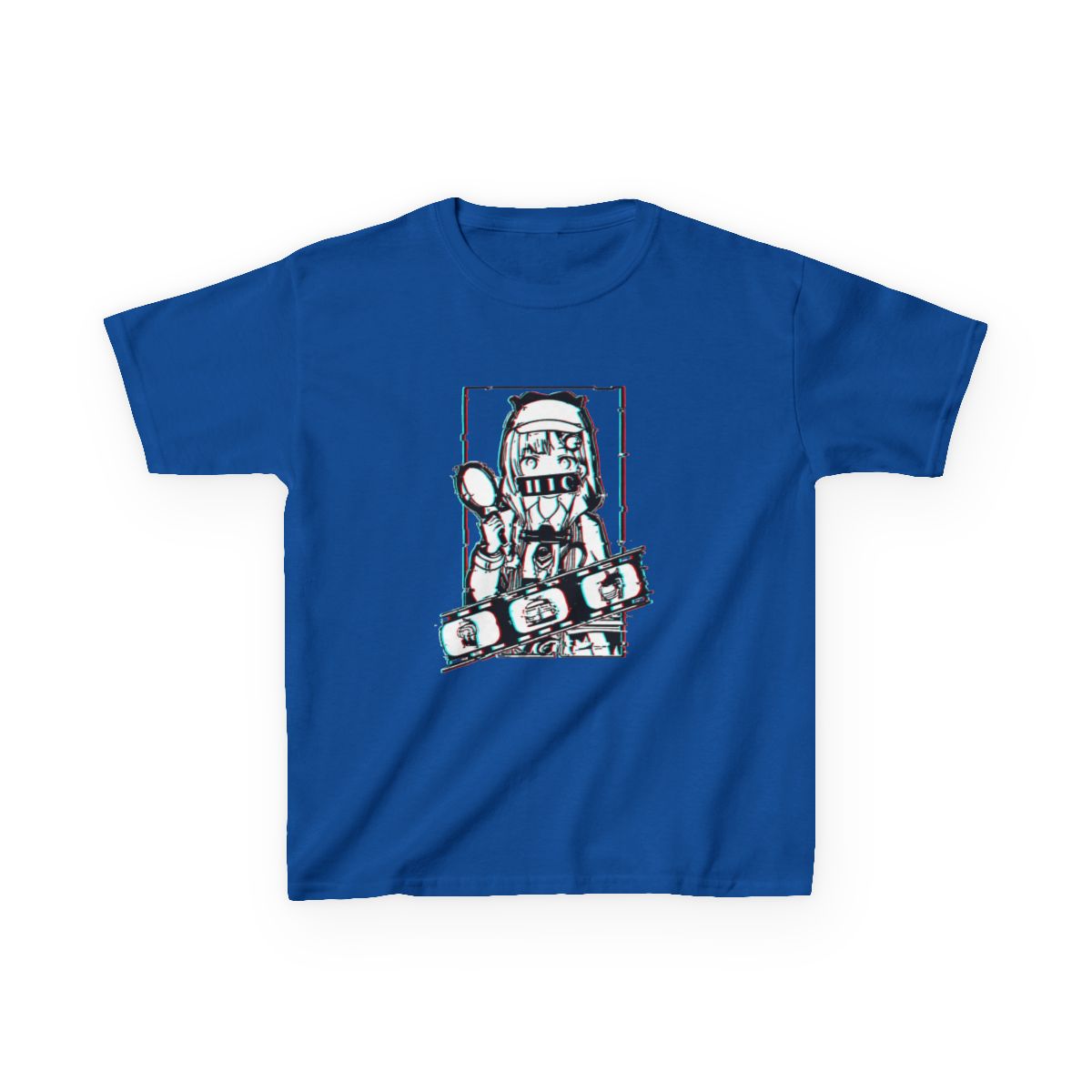 Amelia Watson Hololive English Glitched Kids T-Shirt - alternate angle 4, merchandise