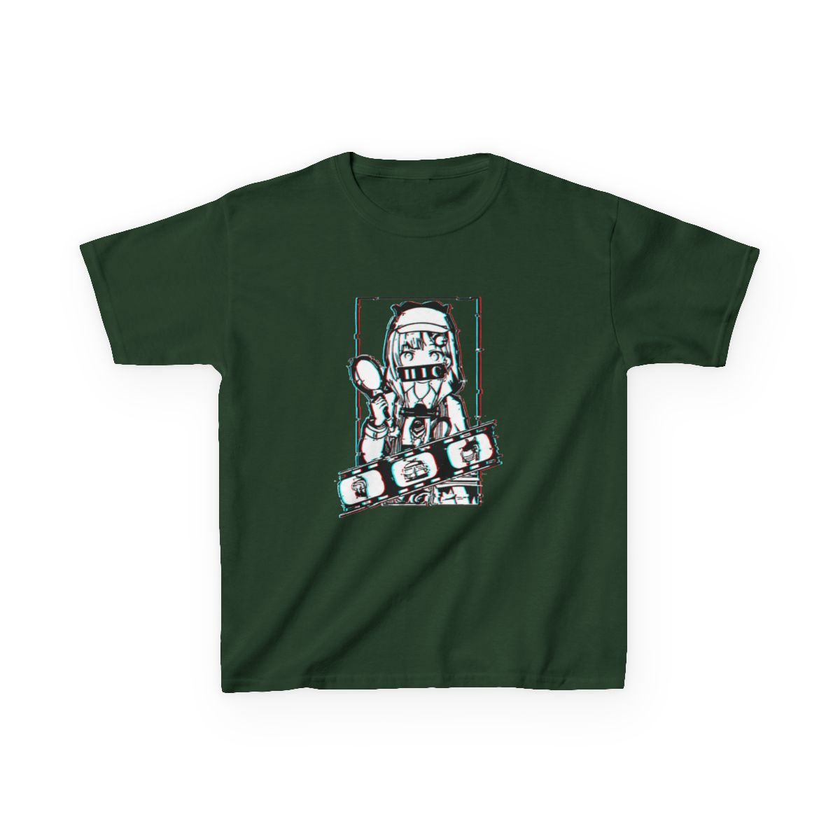 Amelia Watson Hololive English Glitched Kids T-Shirt - alternate angle 3, merchandise