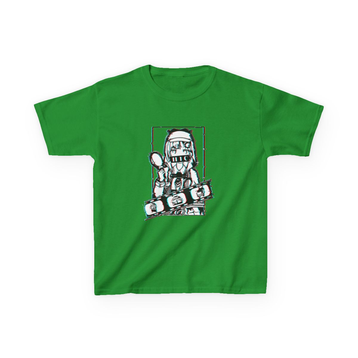 Amelia Watson Hololive English Glitched Kids T-Shirt - alternate angle 2, merchandise