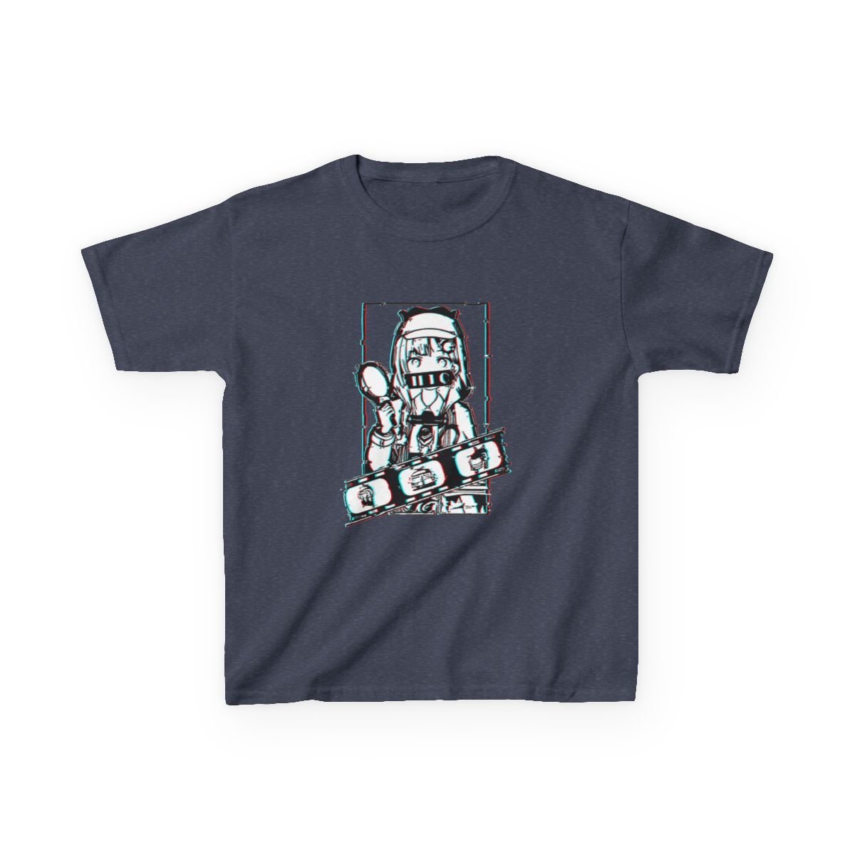 Amelia Watson Hololive English Glitched Kids T-Shirt - alternate angle 5, merchandise