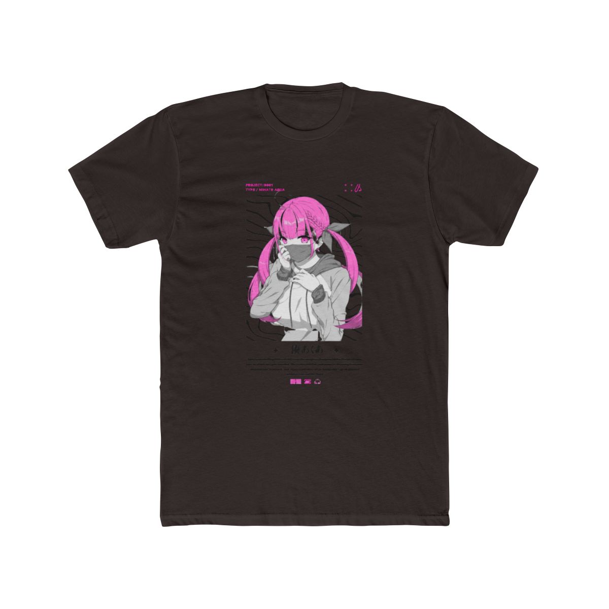 Hololive Japan Minato Aqua T Shirt | Hololive EN - alternate angle 2, merchandise