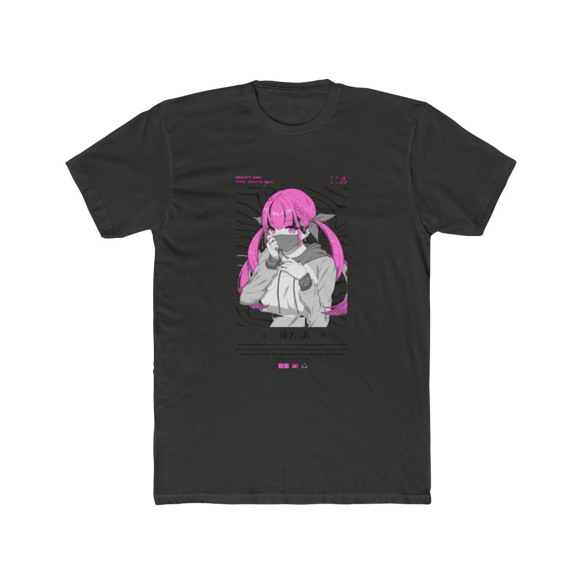 Hololive Japan Minato Aqua T Shirt | Hololive EN - alternate angle 5, merchandise