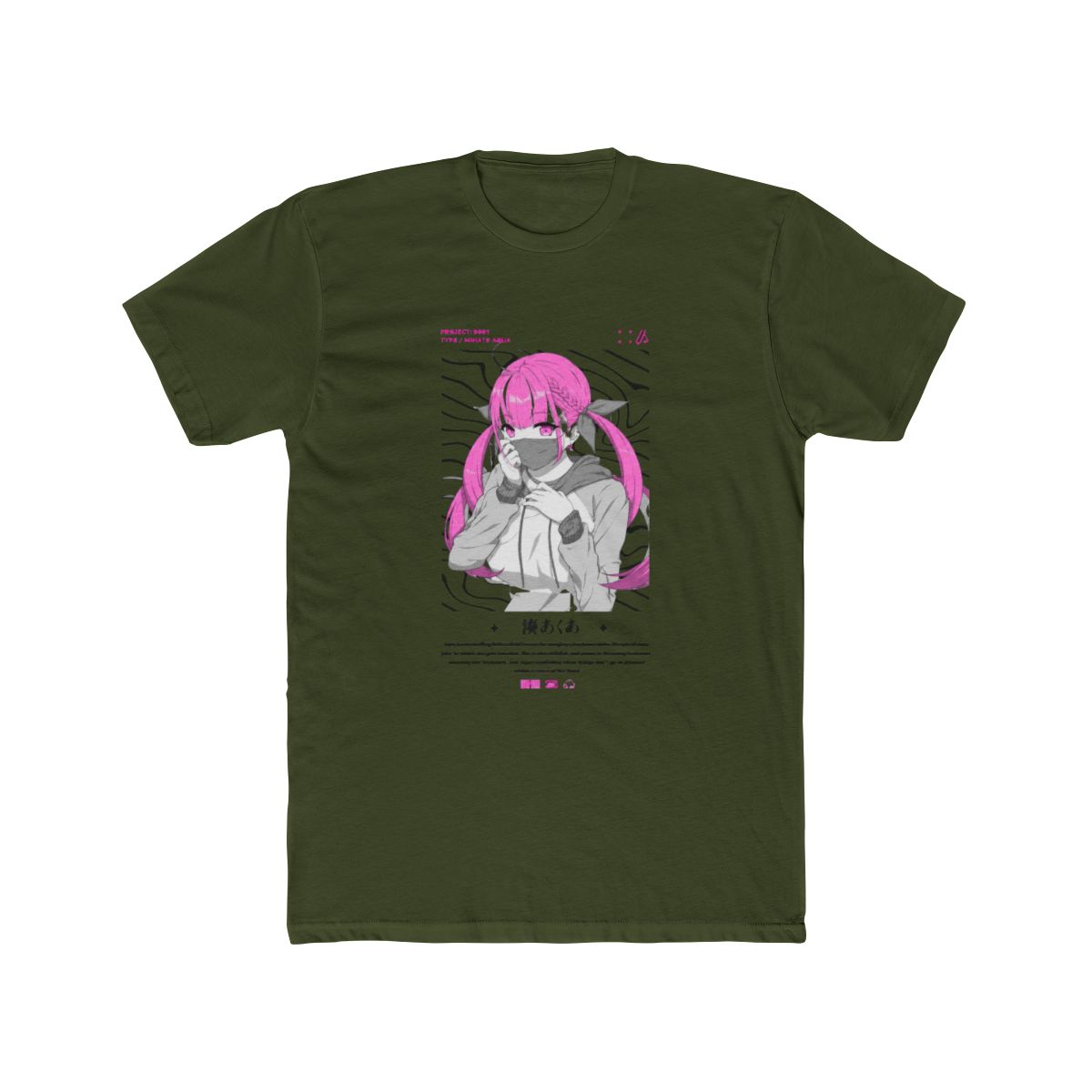 Hololive Japan Minato Aqua T Shirt | Hololive EN - alternate angle 4, merchandise