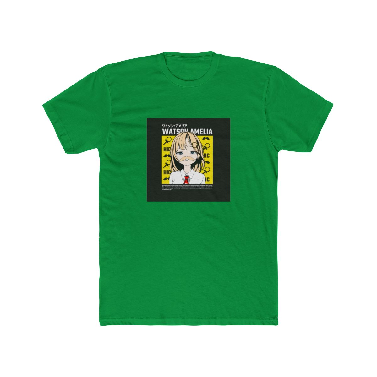 Amelia Watson with Mustache T Shirt | Hololive EN - alternate angle 2, merchandise